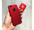 360° kryt Mate silikónový iPhone 5/5S/SE - červený